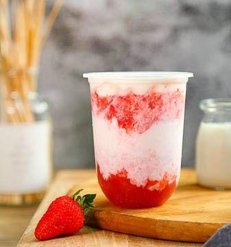 网红奶茶水果桶装图片,缤纷夏日饮品新潮流